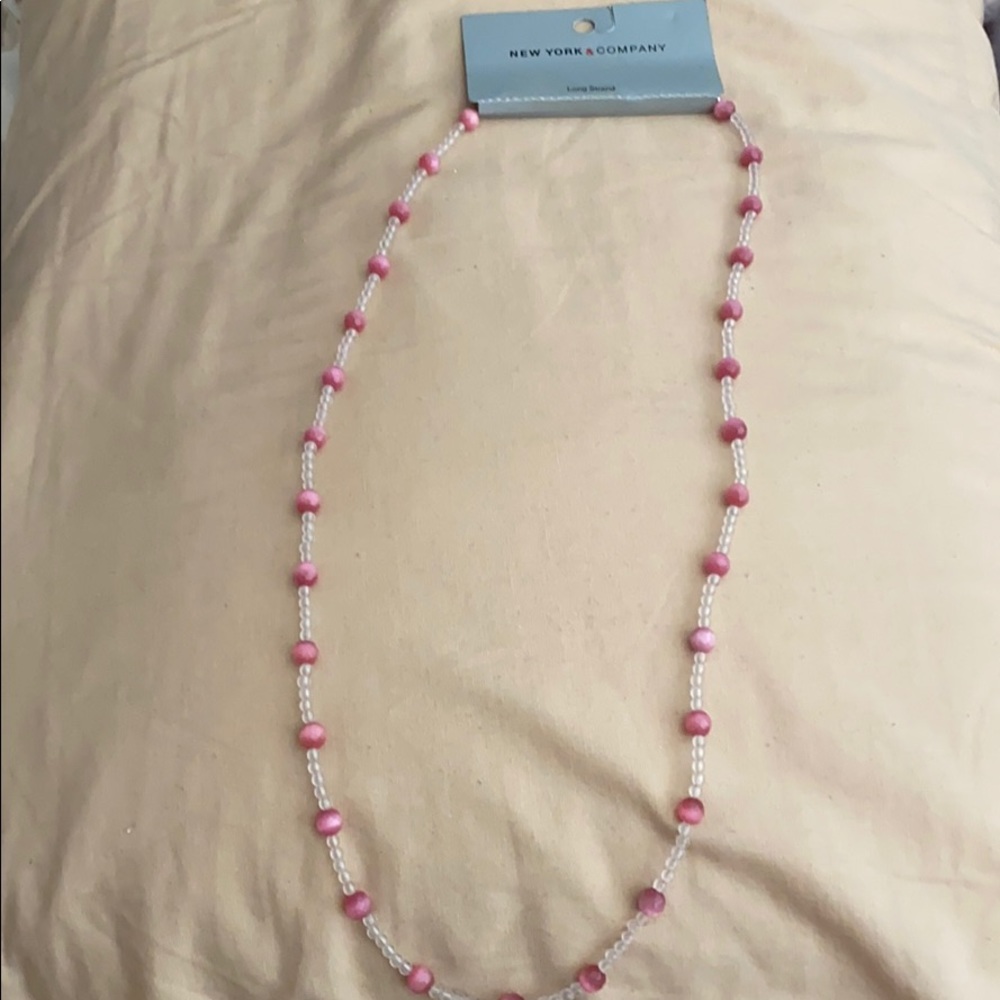 New York and company necklace long strain NWT